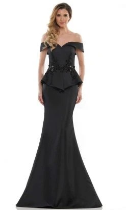 Marsoni By Colors - MV1141 Fitted Trumpet Evening Dress