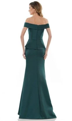 Marsoni By Colors - MV1143 Off Shoulder Slit Evening Dress 13 Marsoni By Colors - MV1143 Off Shoulder Slit Evening Dress