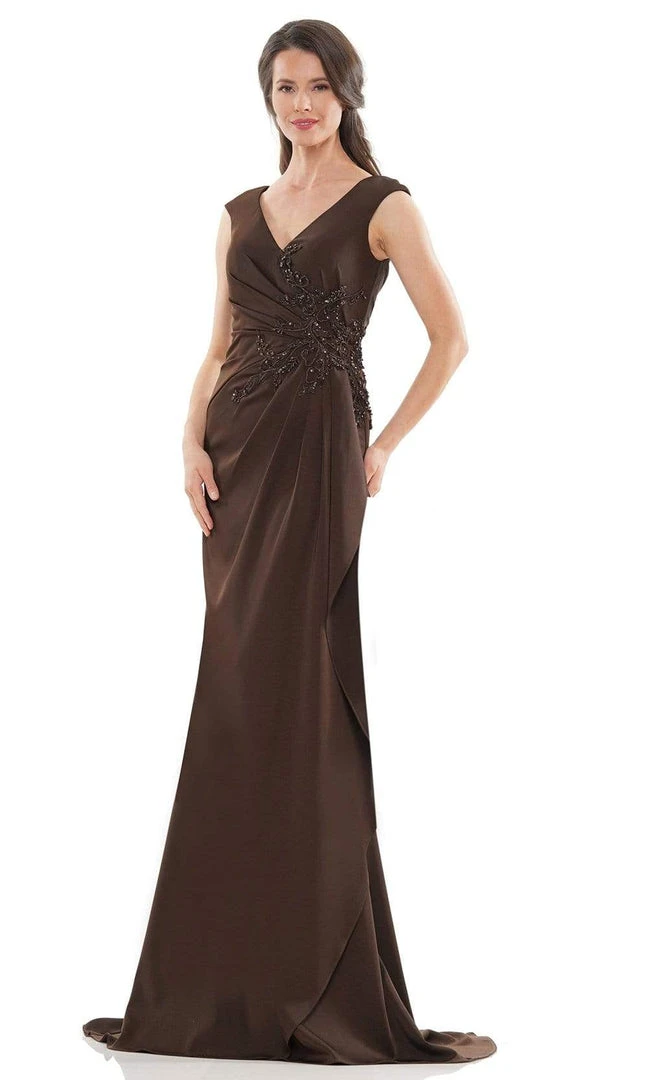 Marsoni By Colors - MV1148 V Neck Sleeveless Sheath Dress 7 Marsoni By Colors - MV1148 V Neck Sleeveless Sheath Dress