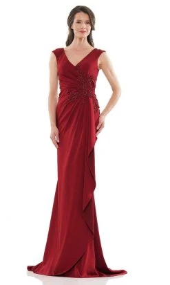 Marsoni By Colors - MV1148 V Neck Sleeveless Sheath Dress 10 Marsoni By Colors - MV1148 V Neck Sleeveless Sheath Dress