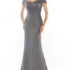 Marsoni By Colors - MV1153 Draped Off Shoulder Gown