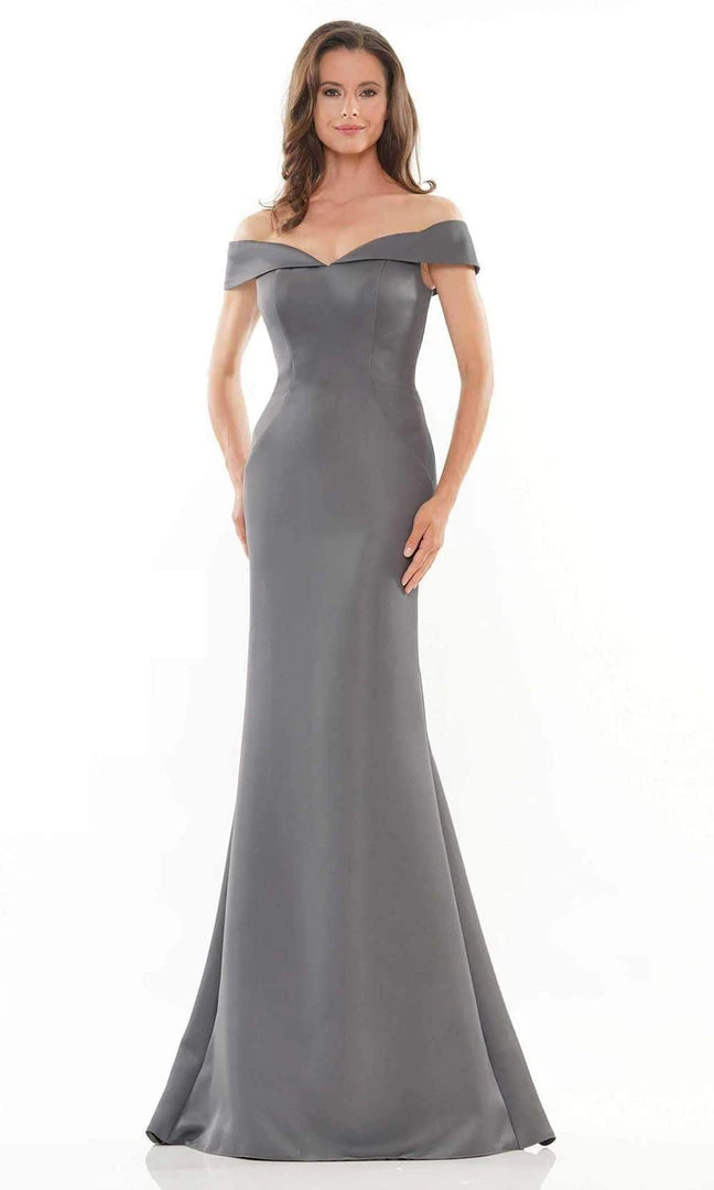 Marsoni By Colors - MV1153 Draped Off Shoulder Gown 3 Marsoni By Colors - MV1153 Draped Off Shoulder Gown
