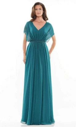 Marsoni By Colors MV1156 - Jeweled Chiffon Formal Dress