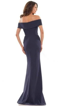 Marsoni By Colors MV1165 - Off Shoulder Sheath Long Dress 6 Marsoni By Colors MV1165 - Off Shoulder Sheath Long Dress
