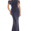 Marsoni By Colors MV1165 - Off Shoulder Sheath Long Dress 2 Marsoni By Colors MV1165 - Off Shoulder Sheath Long Dress
