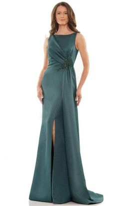 Marsoni By Colors MV1186 - Sleeveless Bateau Neck Long Dress