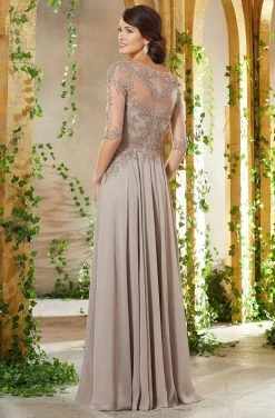 MGNY By Mori Lee - 71908 Bead Embroidered Chiffon A-line Gown 9 MGNY By Mori Lee - 71908 Bead Embroidered Chiffon A-line Gown
