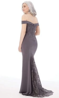 MGNY By Mori Lee - 72207 Off Shoulder Beaded Appliqued Mermaid Gown