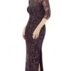 MGNY By Mori Lee - 72232 Fully Beaded Net Sheath Evening Gown 2 MGNY By Mori Lee - 72232 Fully Beaded Net Sheath Evening Gown