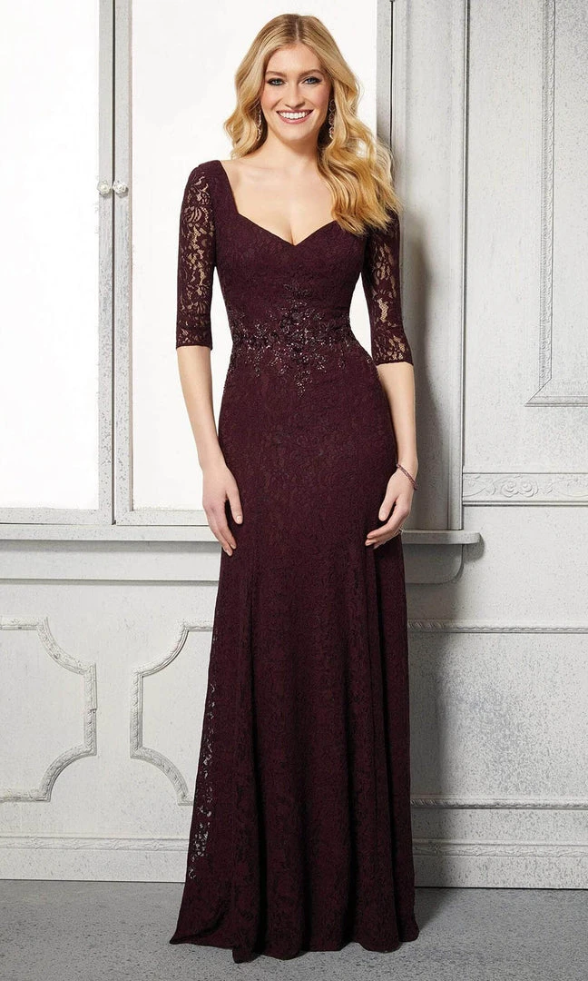 MGNY By Mori Lee - 72423 Lace Sweetheart Beaded A-Line Dress 3 MGNY By Mori Lee - 72423 Lace Sweetheart Beaded A-Line Dress