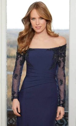 MGNY By Mori Lee 72604 - Off-Shoulder Formal Gown