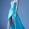 MNM Couture - G0926 Embellished Sweetheart A-line Dress With Slit