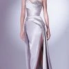 MNM Couture G1336 - Beaded Sash Evening Gown 2 MNM Couture G1336 - Beaded Sash Evening Gown