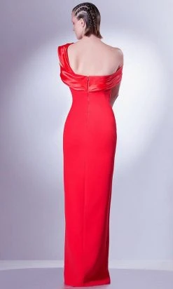 MNM Couture G1346 - Sash Ornate Evening Gown