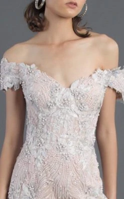 MNM Couture - K3555 Bedazzled Off-Shoulder Trumpet Dress 11 MNM Couture - K3555 Bedazzled Off-Shoulder Trumpet Dress