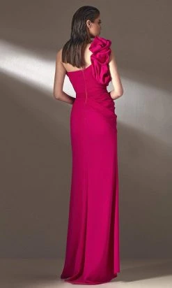 MNM COUTURE - K3904 Asymmetrical A-Line Evening Dress