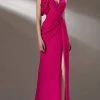 MNM COUTURE - K3904 Asymmetrical A-Line Evening Dress