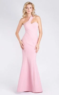 MNM COUTURE - M0003 Asymmetric One Shoulder Mermaid Gown
