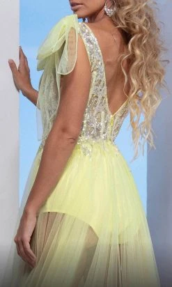 MNM COUTURE M0080 - Embellished A-Line Prom Dress 9 MNM COUTURE M0080 - Embellished A-Line Prom Dress