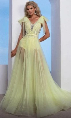 MNM COUTURE M0080 - Embellished A-Line Prom Dress
