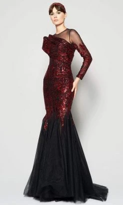 MNM COUTURE - N0362 Sequined Mermaid Creative Dress 7 MNM COUTURE - N0362 Sequined Mermaid Creative Dress