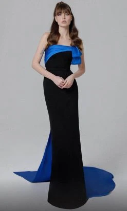 MNM COUTURE N0463 - Strapless Overskirt Evening Dress