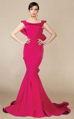 MNM Couture - Off-Shoulder Ruffled Mermaid Gown N0145 5 MNM Couture - Off-Shoulder Ruffled Mermaid Gown N0145