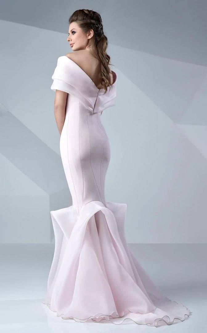 MNM Couture - Sleek Off-Shoulder Mermaid Dress G0620 7 MNM Couture - Sleek Off-Shoulder Mermaid Dress G0620