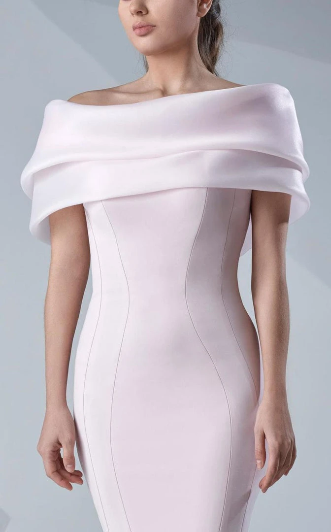 MNM Couture - Sleek Off-Shoulder Mermaid Dress G0620 8 MNM Couture - Sleek Off-Shoulder Mermaid Dress G0620