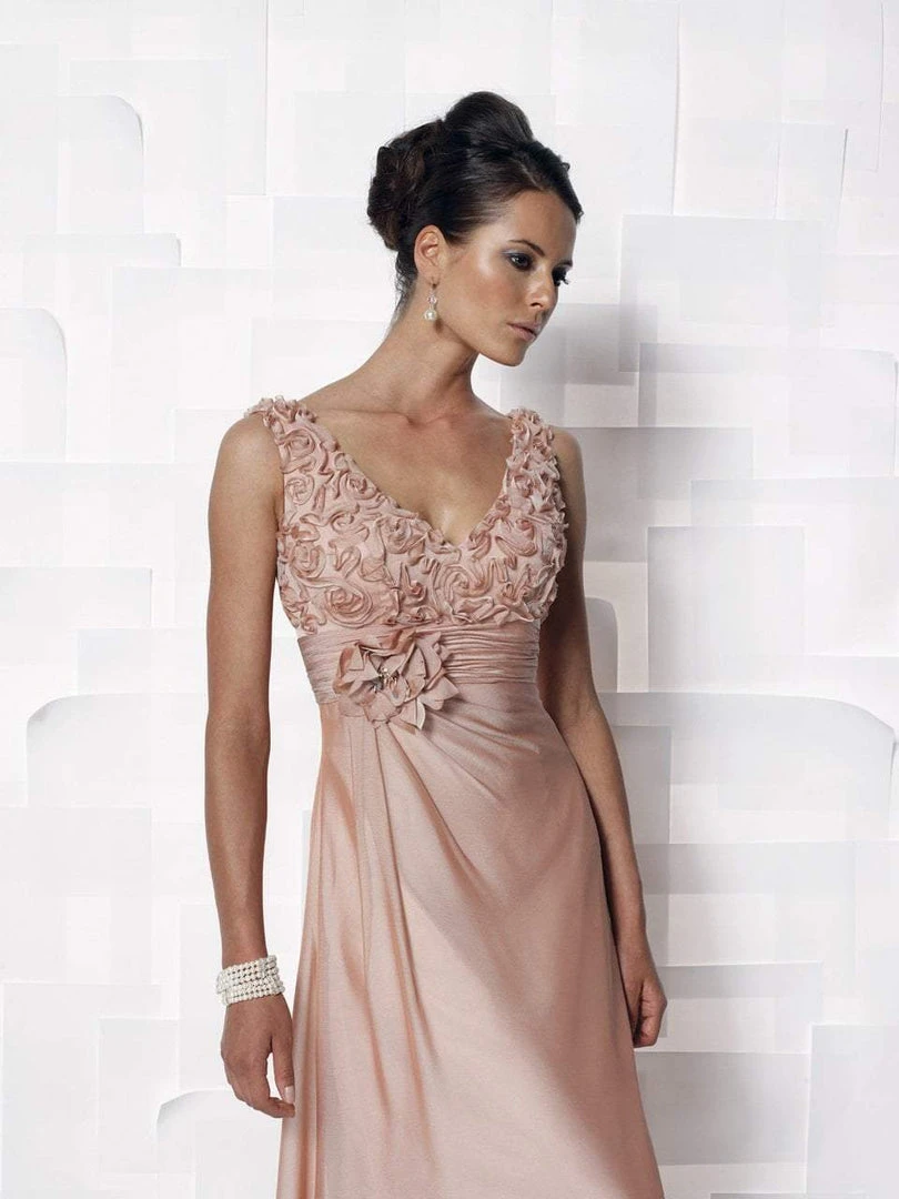 Mon Cheri 112646 V Neck Sleeveless Long Dress 4 Mon Cheri 112646 V Neck Sleeveless Long Dress