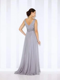 Mon Cheri 116665 Sleeveless Chiffon A-line Dress - 1 Pc Gray In Size 16 Available 6 Mon Cheri 116665 Sleeveless Chiffon A-line Dress - 1 Pc Gray In Size 16 Available