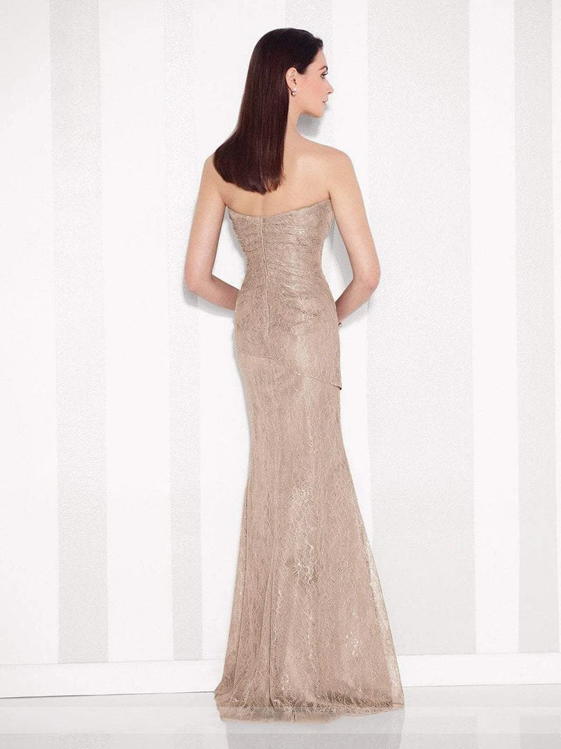 Mon Cheri 216683 Strapless Lace Sheath Dress 5 Mon Cheri 216683 Strapless Lace Sheath Dress