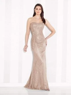 Mon Cheri 216683 Strapless Lace Sheath Dress 6 Mon Cheri 216683 Strapless Lace Sheath Dress