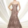 Mon Cheri 216D53 Strapless Beaded Lace Evening Gown 2 Mon Cheri 216D53 Strapless Beaded Lace Evening Gown