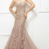 Mon Cheri 217D89 Strapless Lace Tulle Evening Gown 1 Mon Cheri 217D89 Strapless Lace Tulle Evening Gown