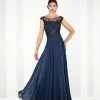 Mon Cheri Chiffon A-Line Gown 117614