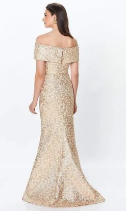 Mon Cheri - Off-Shoulder Trumpet Evening Dress 119955 9 Mon Cheri - Off-Shoulder Trumpet Evening Dress 119955