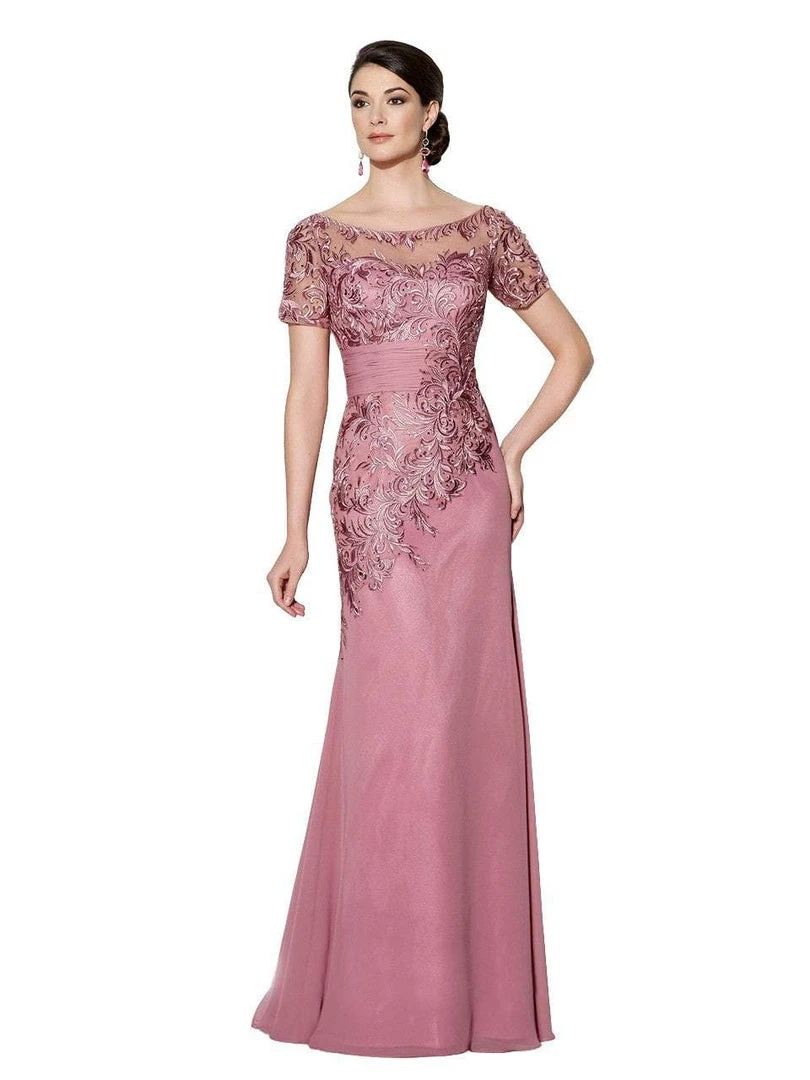 Mon Cheri Sheer Laced Mermaid Long Dress In Mauve 114662 3 Mon Cheri Sheer Laced Mermaid Long Dress In Mauve 114662