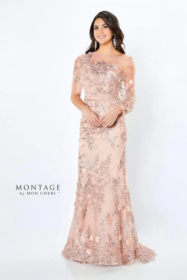 Montage By Mon Cheri - 118961 Strapless Lace Sheath Gown 10 Montage By Mon Cheri - 118961 Strapless Lace Sheath Gown