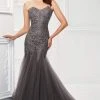 Montage By Mon Cheri - 118964 Strapless Tulle Trumpet Gown 2 Montage By Mon Cheri - 118964 Strapless Tulle Trumpet Gown