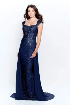 Montage By Mon Cheri - 120909 Sequined Lace Sweetheart Dress