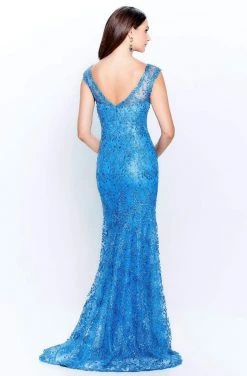 Montage By Mon Cheri - 120913 Sequin Lace V-Neck Trumpet Gown