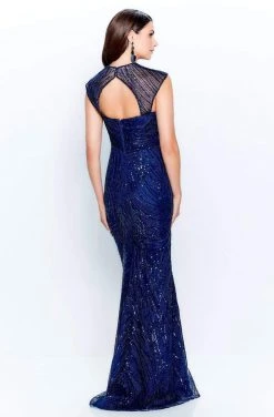 Montage By Mon Cheri - 120915 Sequined Lace Sweetheart Sheath Dress