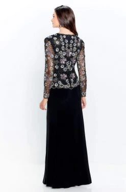 Montage By Mon Cheri - 120926 Long Sleeve Embellished Long Dress 7 Montage By Mon Cheri - 120926 Long Sleeve Embellished Long Dress