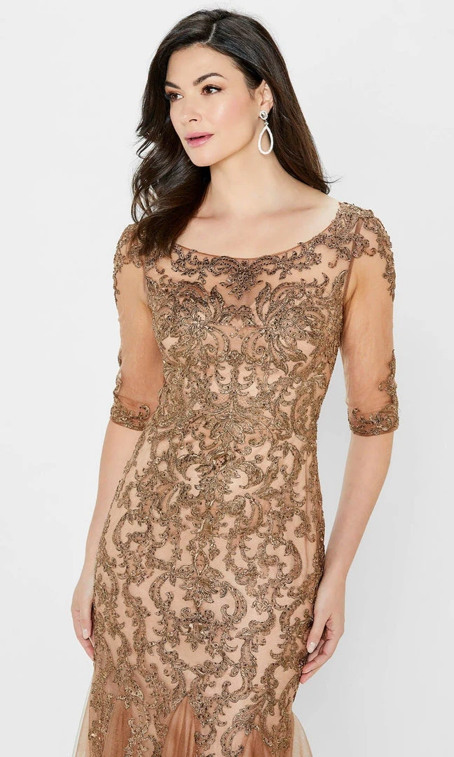 Montage By Mon Cheri 122901 - Lace Evening Gown 4 Montage By Mon Cheri 122901 - Lace Evening Gown