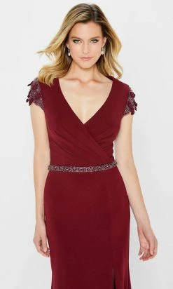 Montage By Mon Cheri 122902 - Embellished Surplice Bodice Formal Gown 10 Montage By Mon Cheri 122902 - Embellished Surplice Bodice Formal Gown