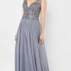 Montage By Mon Cheri 122907 - Beaded Tulle Flowy A Line Dress 2 Montage By Mon Cheri 122907 - Beaded Tulle Flowy A Line Dress