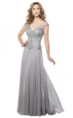 Montage By Mon Cheri - 215914 Illusion Chiffon Gown