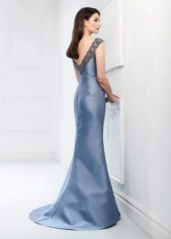 Montage By Mon Cheri - 218920 Beaded Bateau Mikado Trumpet Dress 10 Montage By Mon Cheri - 218920 Beaded Bateau Mikado Trumpet Dress