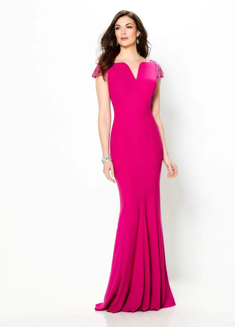 Montage By Mon Cheri - 219987 Beaded Illusion Cap Sleeve Mermaid Gown 7 Montage By Mon Cheri - 219987 Beaded Illusion Cap Sleeve Mermaid Gown